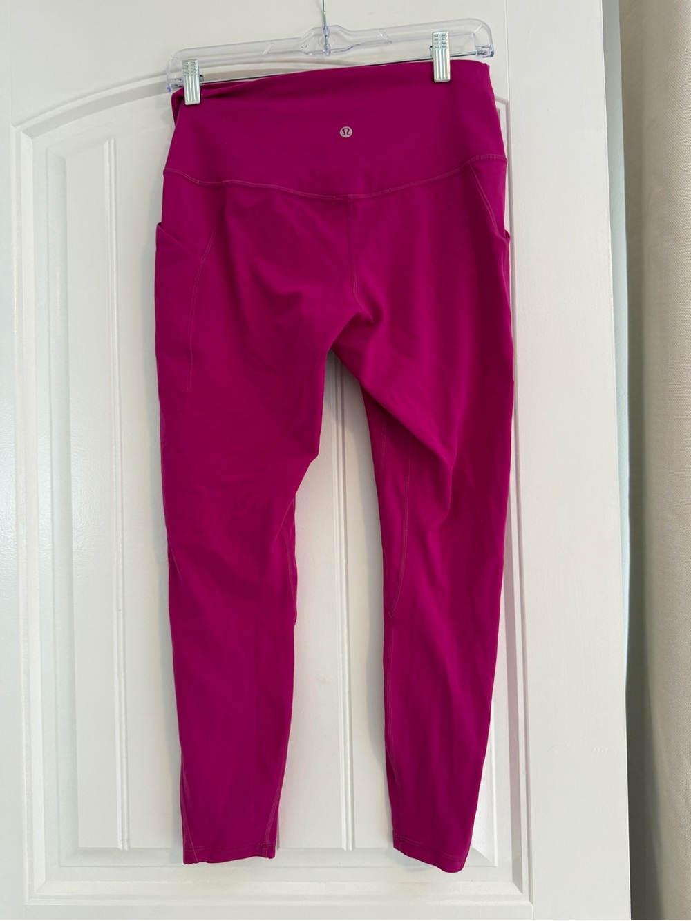 lululemon athletica Deep Pink High-Rise Leggings with Side Pockets